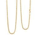 10K Yellow Gold 1.7mm Luca Necklace 20 Inches 4.6 Grams - Sticky add to cart bar