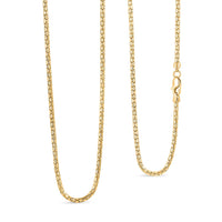 10K Yellow Gold 1.7mm Luca Necklace 22 Inches 5 Grams