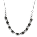 African Amethyst Necklace (18-20 Inches) in Stainless Steel 3.10 ctw - Sticky add to cart bar