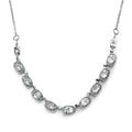 Sky Blue Topaz 4.00 ctw Necklace in Stainless Steel 18 Inches - Sticky add to cart bar