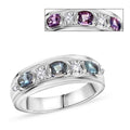 Chairman Vault Collection Certified & Appraised 900 Platinum AAAA Narsipatnam Alexandrite, Diamond (E-F, VS) Ring (Size 10.0) (7.50 g) 0.71 ctw - Sticky add to cart bar