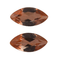 Jenipapo Andalusite Set of 2 (Mrq 5x2.5 mm) 0.24 ctw Loose Gemstone