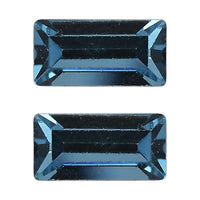 Aquamarine Color Crystal by Swarovski (Bgt 5x2.5 mm) 0.34 ctw Loose Gemstone
