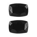 Thai Black Spinel Set of 2 (Cush 7x5 mm) 1.50 ctw Loose Gemstone - Sticky add to cart bar