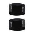 Thai Black Spinel Set of 2 (Cush 8x6 mm) 3.76 ctw Loose Gemstone - Sticky add to cart bar