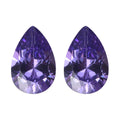 Simulated Blue Diamond Set of 2 (Pear 6x4 mm) 1.17 ctw Loose Gemstone - Sticky add to cart bar