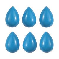 Blue Howlite Set of 6 (Pear 6x4 mm) 2.15 ctw Loose Gemstone