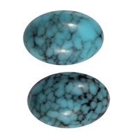 AA Blue Moon Turquoise Set of 2 (Ovl 6x4 mm) 0.80 ctw Loose Gemstone