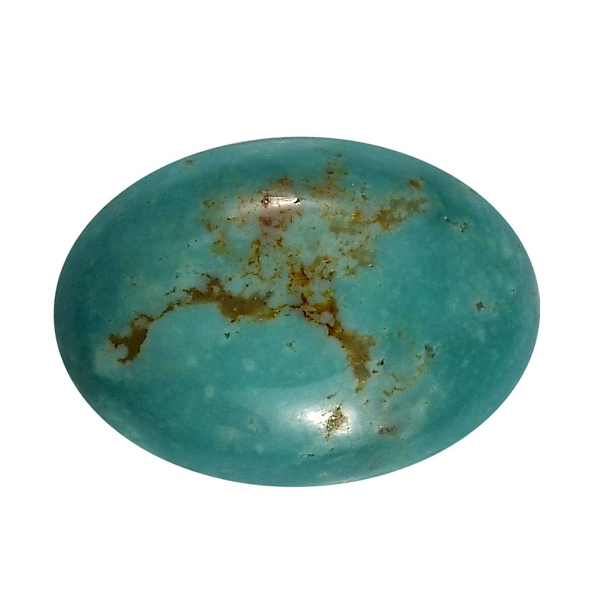 Blue Moon Turquoise (Ovl 7x5 mm) 0.59 ctw Loose Gemstone