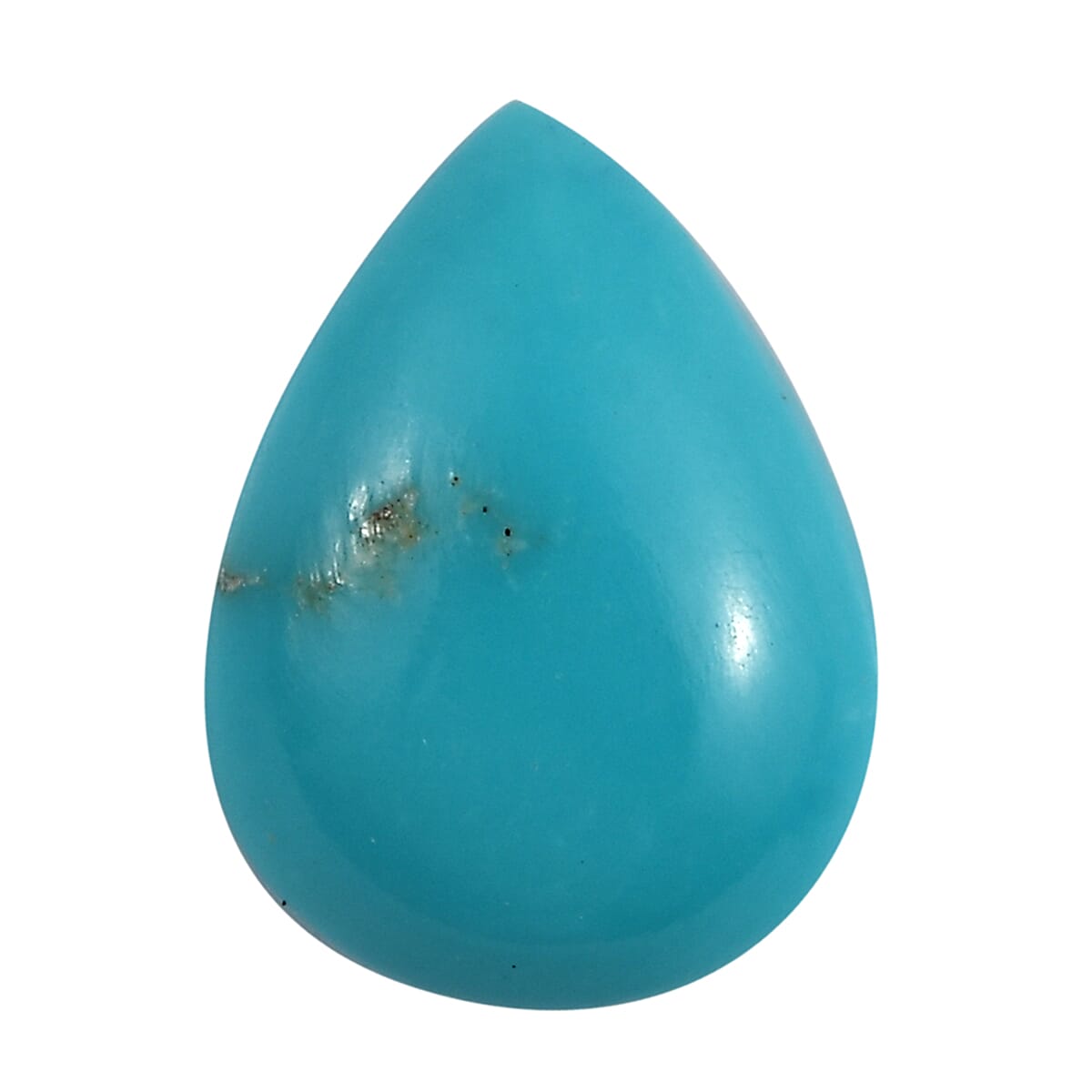 Blue Ridge Turquoise (Pear 8x6 mm) 0.94 ctw Loose Gemstone