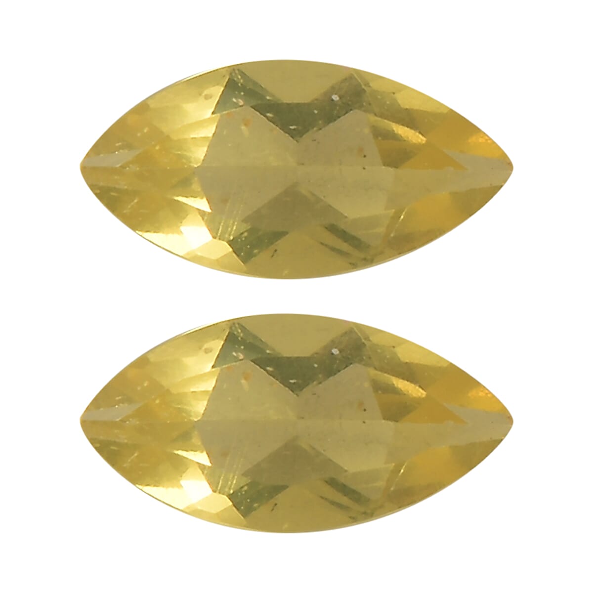 Canary Opal Set of 2 (Mrq 5x2.5 mm) 0.19 ctw Loose Gemstone