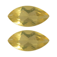 Canary Opal Set of 2 (Mrq 5x2.5 mm) 0.19 ctw Loose Gemstone