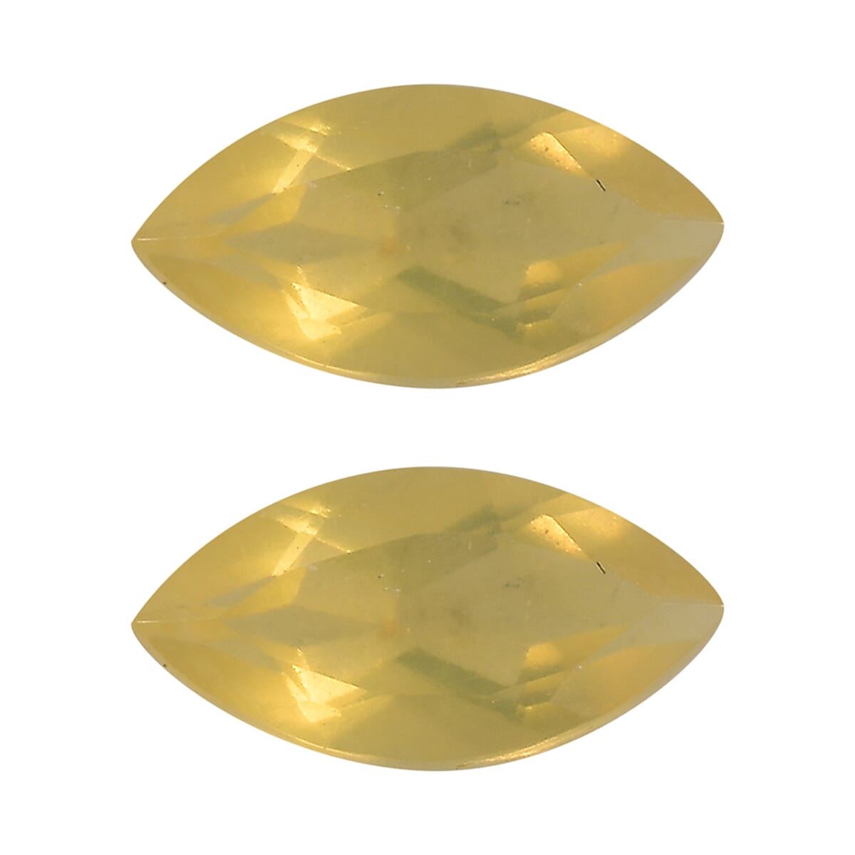 Canary Opal Set of 2 (Mrq 6x3 mm) 0.26 ctw Loose Gemstone