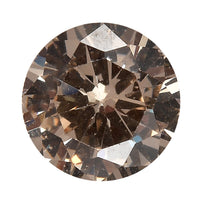 Simulated Champagne Diamond (Rnd 7 mm) 2.23 ctw Loose Gemstone