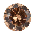 Simulated Champagne Diamond (Rnd 8 mm) 3.06 ctw Loose Gemstone - Sticky add to cart bar