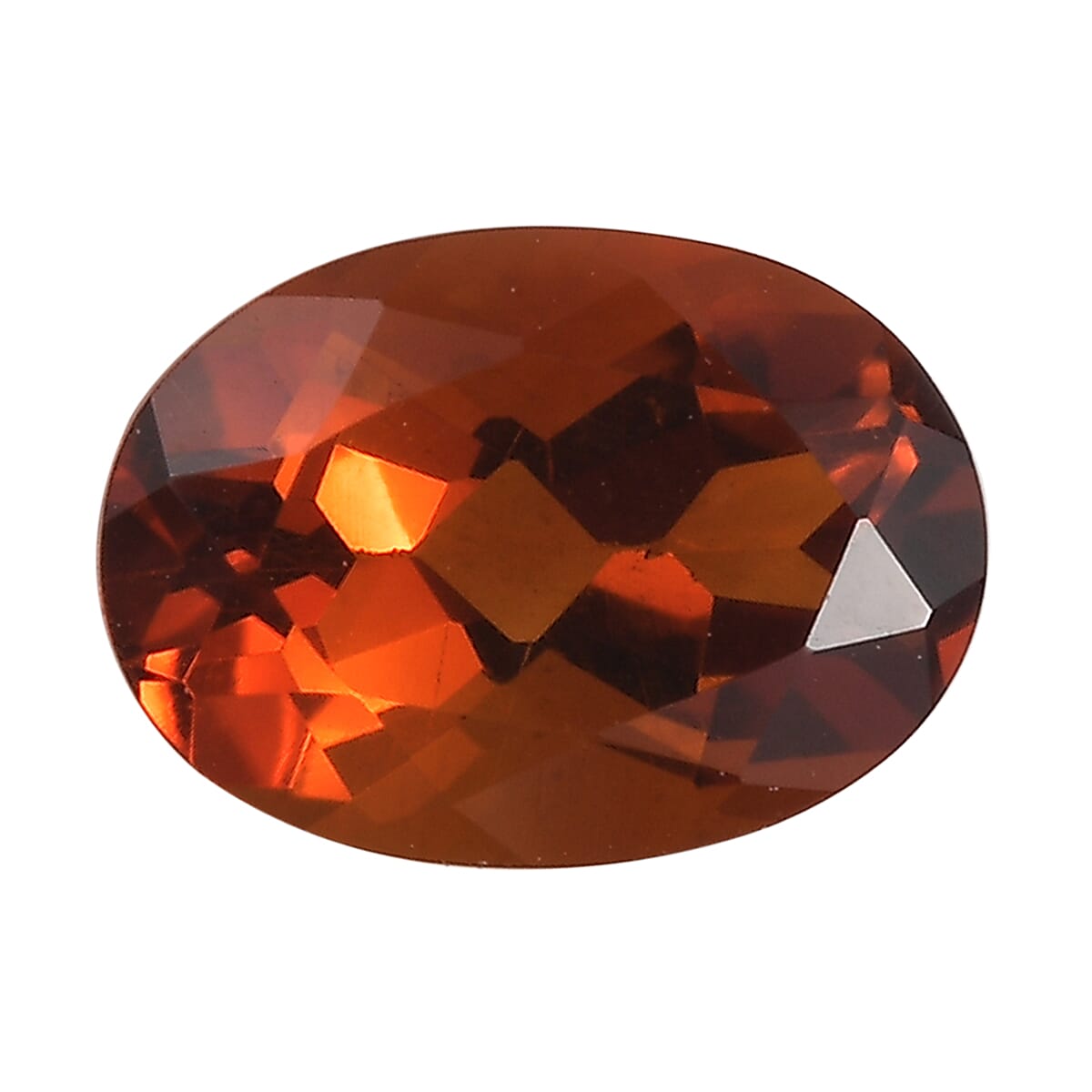 Brazilian Cherry Citrine (Oval 7x5 mm) 0.58 ctw Loose Gemstone