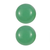 Chrysoprase Set of 2 (Rnd 5 mm) 1.05 ctw Loose Gemstone