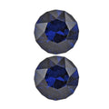 Dark Indigo Crystal by Swarovski Set of 2 (Rnd 5 mm) 0.66 ctw  Loose Gemstone - Sticky add to cart bar