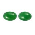 AA Green Jade (D) Set of 2 (Ovl 6x4 mm) 1.03 ctw Loose Gemstone - Sticky add to cart bar