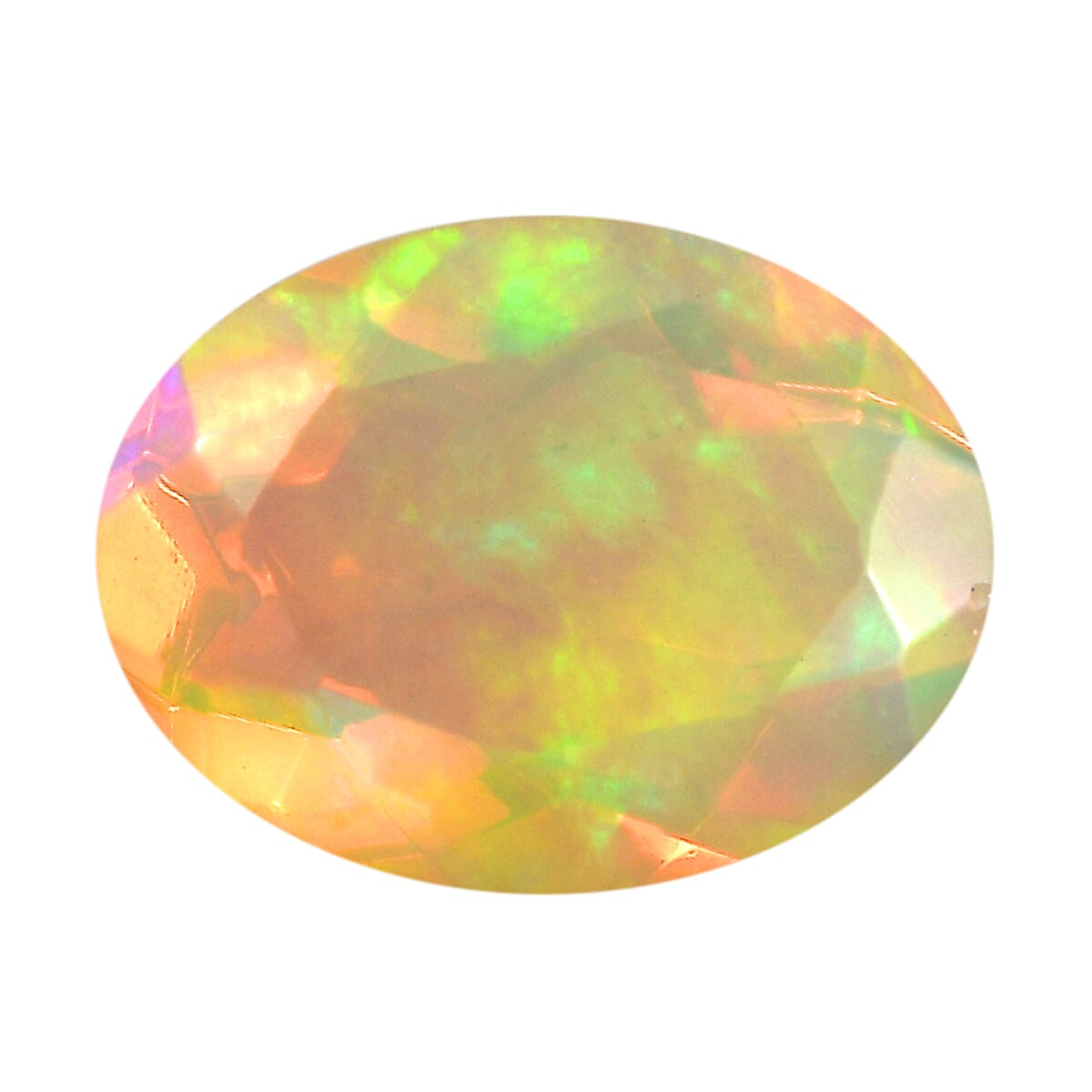 Ethiopian Welo Opal (Ovl 8x6 mm) 0.65 ctw Loose Gemstone