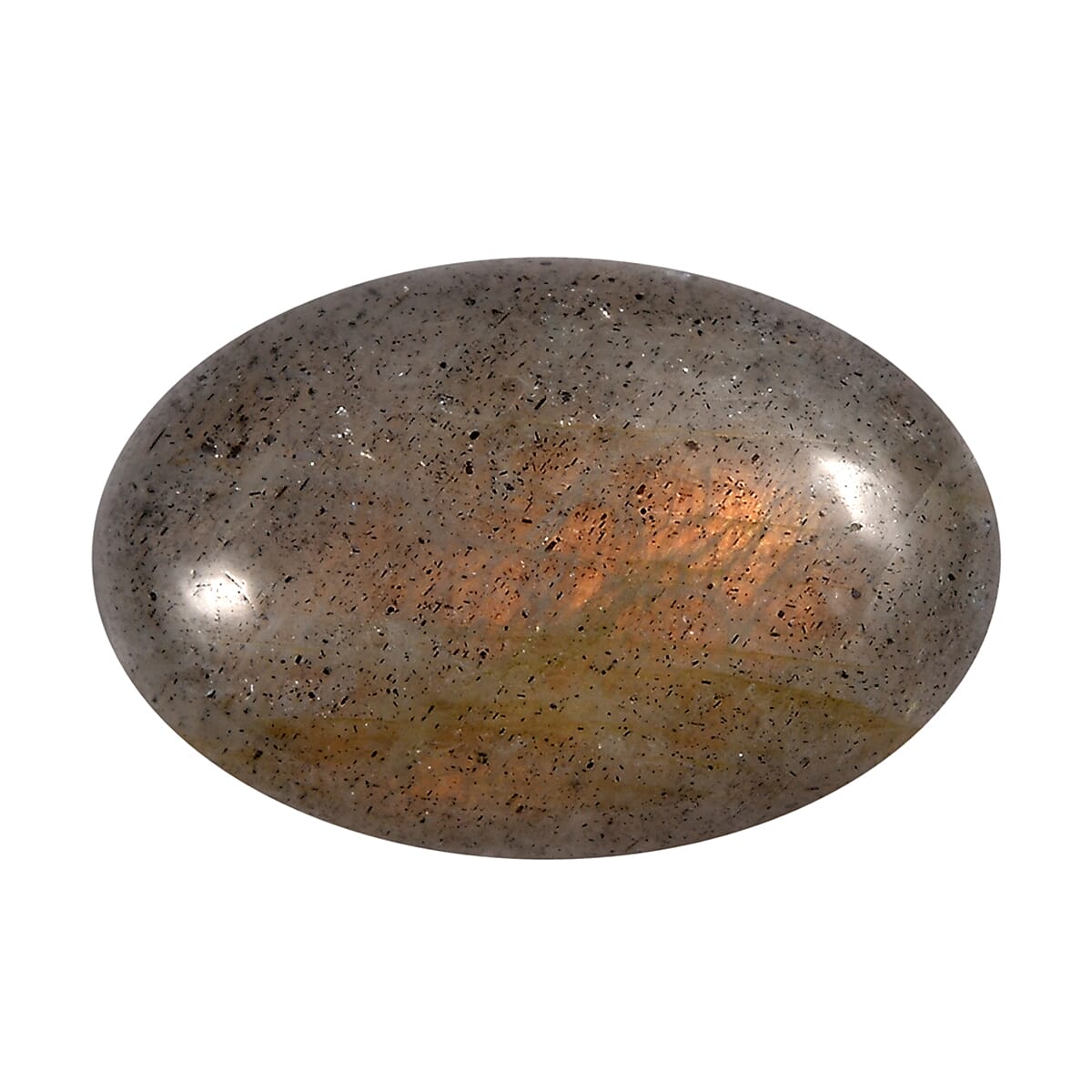 Madagascar Fire Labradorite (Ovl 12x8 mm) 3.25 ctw Loose Gemstone