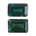 Simulated Green Diamond Set of 2 (Oct 6x4 mm) 1.95 ctw Loose Gemstone - Sticky add to cart bar
