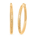 14K Yellow Gold Hoop Earrings 2.50 Grams - Sticky add to cart bar
