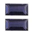AA Catalina Iolite Set of 2 (Bgt 5x2.5 mm) 0.36 ctw Loose Gemstone - Sticky add to cart bar