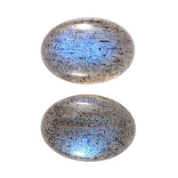 Malagasy Labradorite Set of 2 (Ovl 7x5 mm) 1.83 ctw Loose Gemstone