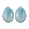 Larimar Set of 2 (Pear 7x5 mm) 1.62 ctw Loose Gemstone - Sticky add to cart bar