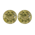 Lemon Quartz Set of 2 (Rnd 7 mm) 1.88 ctw Loose Gemstone - Sticky add to cart bar