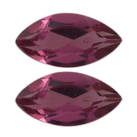 Lotus Garnet Set of 2 (Mrq 6x3 mm) 0.55 ctw Loose Gemstone