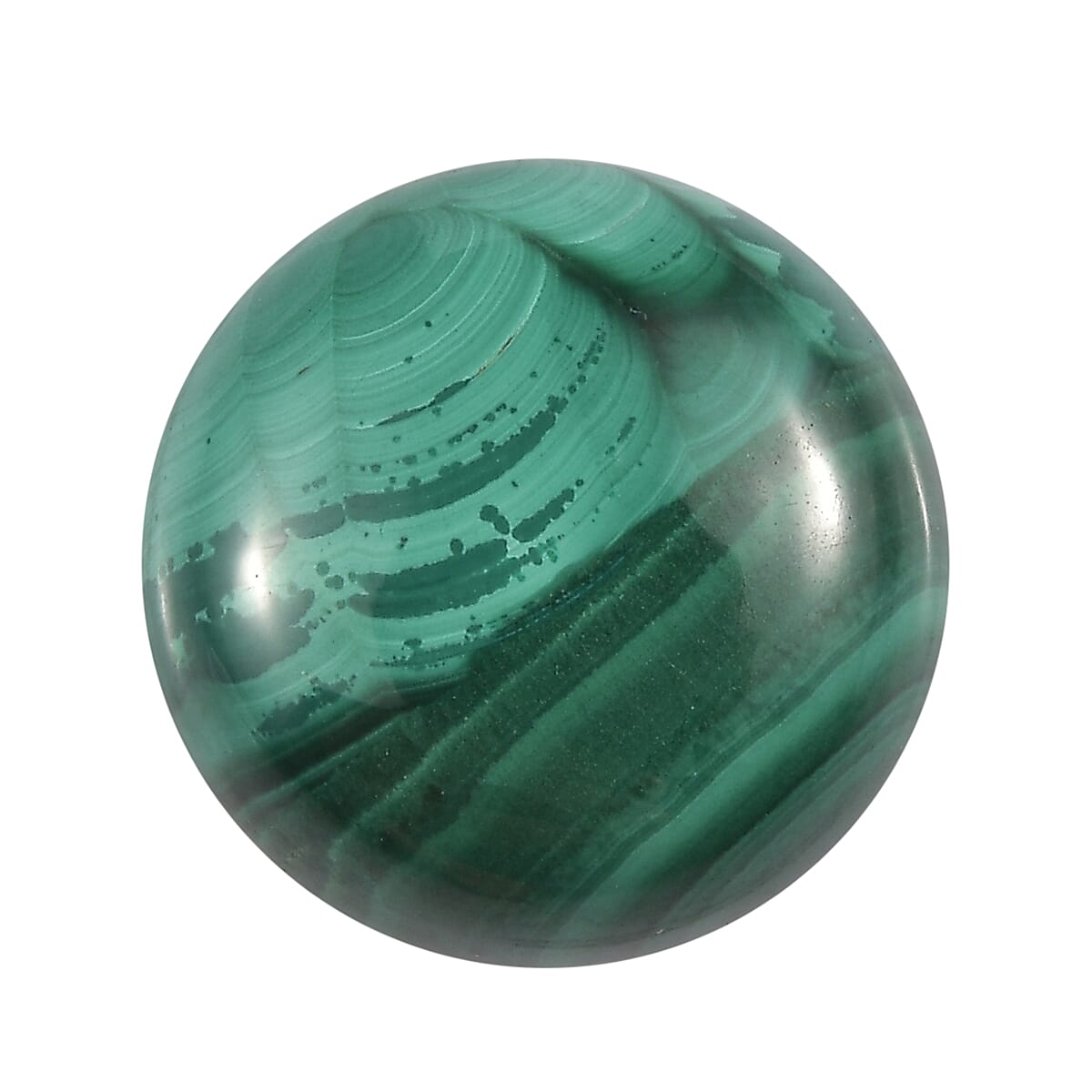 African Malachite (Rnd 10 mm) 3.30 ctw Loose Gemstone