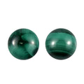 African Malachite Set of 2 (Rnd 6 mm) 1.78 ctw Loose Gemstone - Sticky add to cart bar