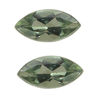 Natural Green Apatite Set of 2 (Mrq 5x2.5mm) 0.27 ctw Loose Gemstone