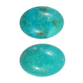 Nevada Turquoise Set of 2 (Ovl 7x5mm) 1.19 ctw Loose Gemstone - Sticky add to cart bar