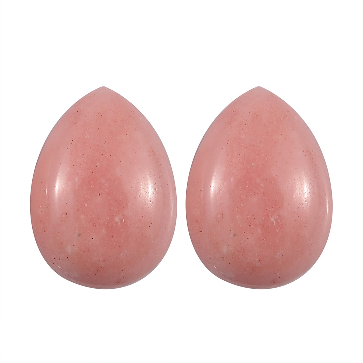 Oregon Sunrise Peach Opal Set of 2 (Pear 7x5mm) 0.92 ctw Loose Gemstone