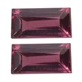 Orissa Rose Garnet Set of 2 (Bgt 5x2.5mm) 0.56 ctw Loose Gemstone - Sticky add to cart bar