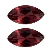 Orissa Rose Garnet Set of 2 (Mrq 5x2.5mm) 0.34 ctw Loose Gemstone