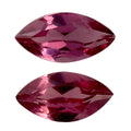 AA Orissa Rose Garnet Set of 2 (Mrq 5x2.5mm) 0.34 ctw Loose Gemstone - Sticky add to cart bar