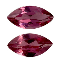 AA Orissa Rose Garnet Set of 2 (Mrq 5x2.5mm) 0.34 ctw Loose Gemstone