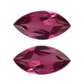 Orissa Rose Garnet Set of 2 (Mrq 7x3.5mm) 0.81 ctw Loose Gemstone - Sticky add to cart bar