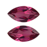 Orissa Rose Garnet Set of 2 (Mrq 7x3.5mm) 0.81 ctw Loose Gemstone