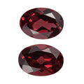AAA Orissa Rose Garnet Set of 2 (Ovl 7x5mm) 1.88 ctw Loose Gemstone - Sticky add to cart bar