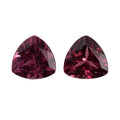 Orissa Rose Garnet Set of 2 (Trl 5mm) 1.14 ctw Loose Gemstone - Sticky add to cart bar