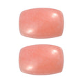 Peach Opal Set of 2 (Cush 6x4mm) 0.70 ctw  Loose Gemstone - Sticky add to cart bar