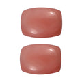 Peach Opal Set of 2 (Cush 7x5mm) 1.03 ctw  Loose Gemstone - Sticky add to cart bar