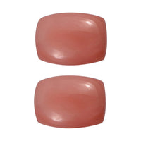 Peach Opal Set of 2 (Cush 7x5mm) 1.03 ctw  Loose Gemstone