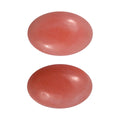 AA Peach Opal Set of 2 (Ovl 6x4mm) 0.59 ctw Loose Gemstone - Sticky add to cart bar