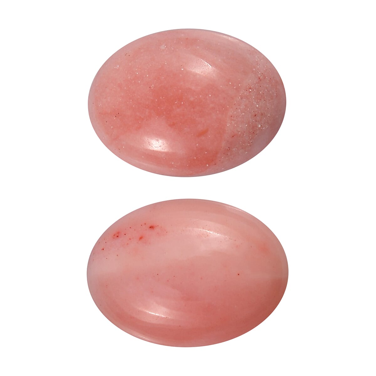Peach Opal Set of 2 (Ovl 7x5mm) 1.11 ctw  Loose Gemstone